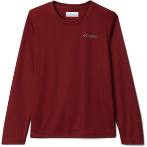 image:imageColumbia Youth Boys PFG Terminal Tackle Fish Flag Long Sleeve ShirtRed JasperCity Grey