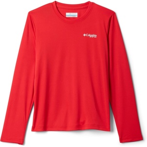 image:imageColumbia Youth Boys PFG Terminal Tackle Fish Flag Long Sleeve ShirtRed Spark Graphic