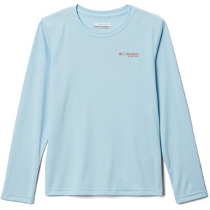 image:imageColumbia Youth Boys PFG Terminal Tackle Fish Flag Long Sleeve ShirtSpring BlueIsland Orange