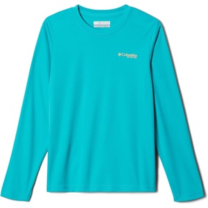 image:imageColumbia Youth Boys PFG Terminal Tackle Fish Flag Long Sleeve ShirtTurquoise  Orange Glow Offshore Slam