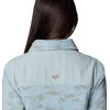 image:imageColumbia Womens Pfg Uncharted Fleece OvershirtCrushed Blue Uncharted Waters