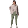 image:imageColumbia Womens Pfg Uncharted Fleece OvershirtCrushed Clay Uncharted Waters
