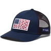 image:imageColumbia Unisex Adult PFG Logo Mesh Ball CapCollegiate NavySunset Red