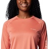 image:imageColumbia Womens Tidal Tee II Long Sleeve HoodieFaded PeachFaux Pink Logo