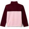 image:imageColumbia Youth Steens Mountain II 14 Snap Fleece PullOverSatin PinkRich Wine