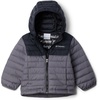 image:imageColumbia Kids Powder Lite II Hooded Jacket Little KidBig KidCity GreyBlack