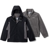 image:imageColumbia Youth Boys Bugaboo IV Fleece Interchange JacketBlackCity Grey
